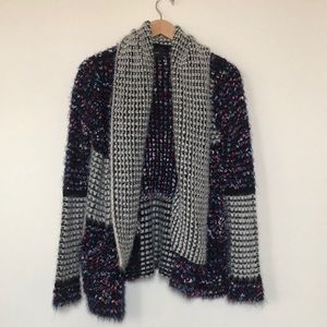 Anthropologie colorful cardigan